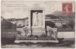 83 - B16277CPA - BESSE SUR ISOLE - Monument Des Morts Pour La Patrie - Bon état - VAR - Besse-sur-Issole