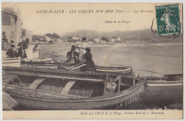 83 - B16143CPA - LES LECQUES SUR  MER - Les Bateaux - Hotel De La Plage - Très Bon état - VAR - Les Lecques