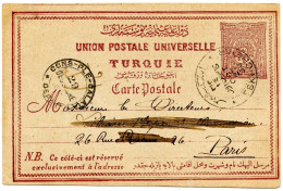 TURQUIE - ENTIER 20 P. D'ESKI-CHENIR POUR PARIS, 1900 - Lettres & Documents