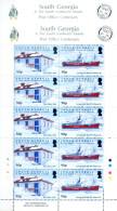 South Georgia. Trasporto Postale 2009. 2 Minifogli. - Falkland Islands