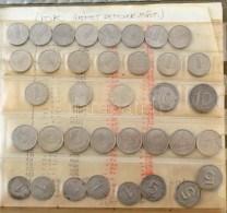 175db-os Külföldi érméből álló Tétel, Használt Berakóban, Benne Ausztria, NDK T:vegyes 175pcs Foreign Coin Lot, In Used  - Non Classés