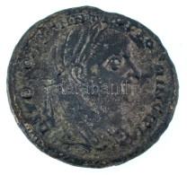 Római Birodalom / Siscia / I. Constantius 317-318. AE4 Follis (1,71g) T:VF /  Roman Empire / Siscia / Constantius I 317- - Non Classificati