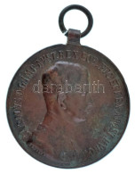 1917. "Károly Bronz Vitézségi Érem" Bronz Kitüntetés Mellszalag Nélkül. Szign.: Kautsch T:XF Patina Hungary 1917. "Bronz - Non Classificati