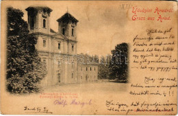* T2/T3 1899 (Vorläufer) Arad, Vártemplom A Kórházzal. Bloch H. Kiadása / Festungs-Kirche U. Spital / Castle Church, Hos - Non Classés