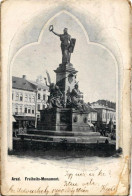 * T3/T4 1900 Arad, Szabadság Szobor, üzletek / Monument, Shops (EB) - Non Classés