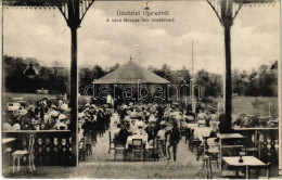 * T2 1914 Arad, Újarad, Aradul Nou; Báró Nopcsa-féle Tündérkert, Vendéglő Terasza Vendégekkel és Zenekarral. Kerpel Izsó - Non Classés