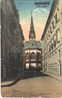 T2/T3 1923 Arad, Piata Luther / Luther Márton Tér, Evangélikus Templom. Kerpel Izsó Kiadása / Square, Lutheran Church (E - Non Classificati