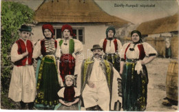 T3 1910 Bánffyhunyad, Huedin; Bánffy-Hunyadi Népviselet, Erdélyi Folklór / Transylvanian Folklore (szakadás / Tear) - Non Classificati