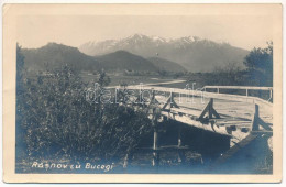 ** T2/T3 Barcarozsnyó, Rozsnyó, Rasnov, Rosenau; Bucsecs-hegység, Vár / Butcsetsch / Bucegi, Castle. Photo (EK) - Ohne Zuordnung