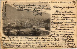 * T3 1901 Brassó, Kronstadt, Brasov; Látkép / General View (kis Szakadás / Small Tear) - Ohne Zuordnung