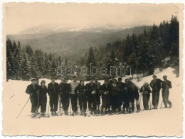 * T2/T3 1934 Csíkszereda, Miercurea Ciuc; Síelők, Téli Sport / Ski, Winter Sport. Photo (non PC) (EK) - Unclassified