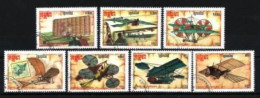 Kampuchea 1987 Avions (16) Yvert N° 744 à 750 Oblitéré Used - Kampuchea