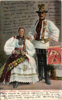 T2/T3 1904 Erdélyi Szászok Népviseletben, Folklór / Sächsische Brautpaar. Volkstracht Aus Siebenbürgen / Transylvanian S - Unclassified