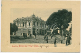 T2/T3 1915 Érmihályfalva, Valea Lui Mihai; Grosz Hermann üzlete. W.L. Bp. N. 5987. 1912-15. / Shop (EK) - Ohne Zuordnung