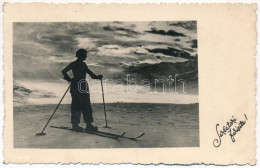 T2/T3 1943 Gyulafehérvár, Alba Iulia; Sarbatori Fericite! / Síelő, Téli Sport, ünnepi üdvözlet / Ski, Winter Sport, Holi - Unclassified