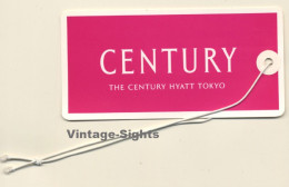 Tokyo / Japan: The Century Hyatt (Vintage Hotel Luggage Tag) - Etiquettes D'hotels