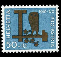 1960  Michel CH 718 Stamp Number CH B296 Yvert Et Tellier CH 665 Stanley Gibbons CH 640 Unificato CH 665 Xx MNH - Ungebraucht