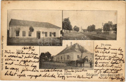 T2/T3 1910 Ipolyszalka, Ipoly-Szalka, Salka; Iskola, Fő Utca, Római Katolikus Paplak. Fráter Ignác Kiadása / School, Mai - Sin Clasificación