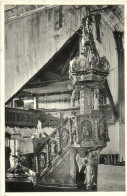 T2 Késmárk, Kezmarok; Evangélikus Fa Templom, Belső / Wooden Church Interior - Sin Clasificación
