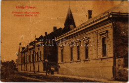 T4 1918 Királyhelmec, Helmec, Kralovsky Chlumec; Bodrogközi Takarékpénztár, Tisza Szabályozási Társulati Lak. Klein Józs - Unclassified