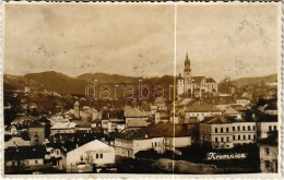 * T2/T3 1932 Körmöcbánya, Kremnitz, Kremnica; Látkép, Hotel Jelen Szálloda, Vártemplom / General View, Hotel, Castle Chu - Unclassified