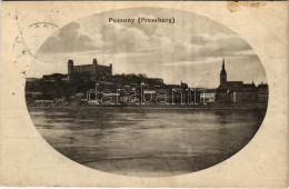 T2/T3 1916 Pozsony, Pressburg, Bratislava; Vár / Castle (fl) - Unclassified