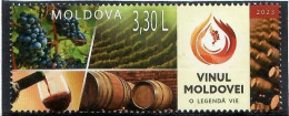 Moldova 2023 . Wine Of Moldova . 1v. - Moldavie