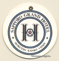 Japan: Sapporo Grand Hotel (Vintage Hotel Luggage Tag) - Hotel Labels