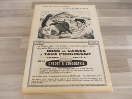 Reclame Advertentie Uit Oud Tijdschrift 1963 - Bons De Caisse à Taux Progressif - Soc. Nat. De Credit à L'Industrie - Publicités