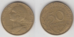 50 CENTIMES 1962 (3 PLIS) - 50 Centimes