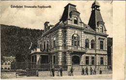 ** T2/T3 Trencsénteplic, Trencianske Teplice; Dr. Heinrich Nyaraló. Steiner Ármin Kiadása / Villa - Ohne Zuordnung