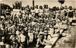 * T2/T3 Abbazia, Opatija (?); Fürdőzők / Bathers. Photo (EK) - Unclassified