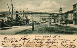 T2 1903 Fiume, Rijeka; Via Del Molo - Non Classificati