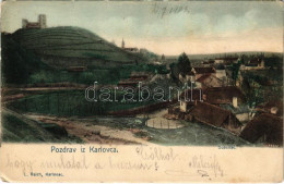 * T3 1903 Károlyváros, Karlovac; Dubovac / Dobóc Vára. L. Reich Kiadása / Castle (Rb) - Non Classificati