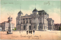 T2 1913 Zagreb, Zágráb; Kazaliste / Theatre - Ohne Zuordnung
