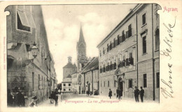 T2/T3 Zagreb, Zágráb, Agram; Herrengasse Utca / Street (EK) - Non Classés