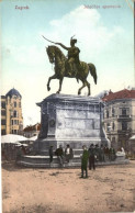 T2/T3 Zagreb, Jelacicev Spomenik / Statue (EK) - Non Classés