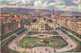 ** T2/T3 Zagreb, Zágráb; Trg Franje Josipa / Square (EK) - Unclassified