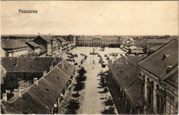 ** T2/T3 Pancsova, Pancevo; Ferenc József Tér, Piac. Horovitz Adolf és Fia Kiadása / Square, Market - Non Classificati