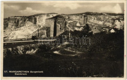 T2 1925 Szentmargitbánya, Szent-Margit, Sankt Margarethen Im Burgenland; Steinbruch / Kőbánya, Kőfejtő / Mine, Quarry, S - Sin Clasificación