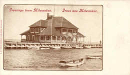 ** T2/T3 Milwaukee, Yacht Club, Boat (13,8 Cm X 8,2 Cm) (EK) - Sin Clasificación