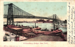 T3/T4 New York City, Williamsburg Bridge, Steamship (fa) - Ohne Zuordnung