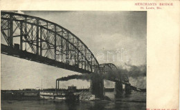** T2/T3 Saint Louis, St. Louis, Merchants Bridge, Steam Ship - Unclassified