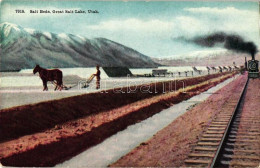 ** T2 Utah, Great Salt Lake, Salt Beds, Locomotive - Unclassified