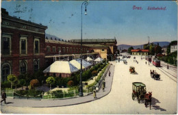 T2/T3 1915 Graz (Steiermark), Südbahnhof / Railway Station, Tram (EK) - Non Classificati