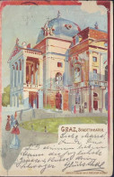 * T3 Graz, Stadttheater / Theatre, E. Presuhn Litho (EK) - Sin Clasificación