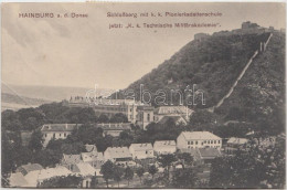 T3/T4 Hainburg An Der Donau, Schlossberg, K.k. Pionierkadettenschule / Castle, Military School (EB) - Non Classificati