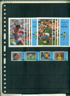 DOMINICA  ITALIA 90 II 4 VAL + 2  BF NEUFS A PARTIR DE 2,75 EUROS - Dominica (1978-...)