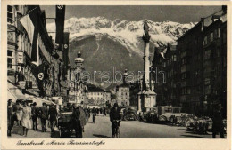 ** T2/T3 Innsbruck, Maria Theresienstrasse / Street, Automobiles, NS Flags (EK) - Sin Clasificación