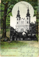 T4 1904 Maria Lanzendorf, Wallfahrtskirche / Pilgrimage Church. Art Nouveau, Forest Frame (EM) - Non Classificati